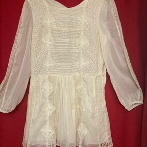 Free people ivory color dress